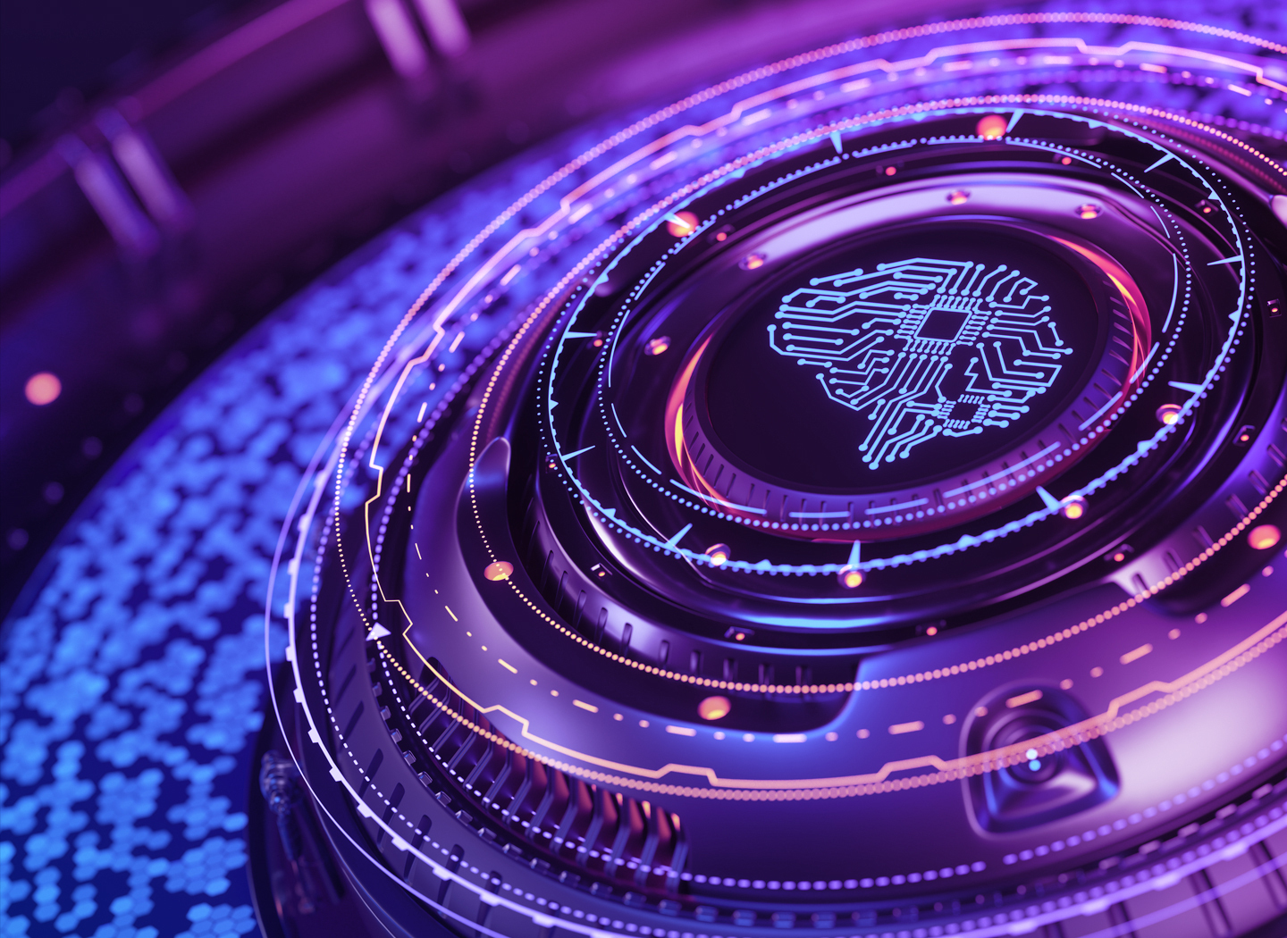 iMac computer with animations