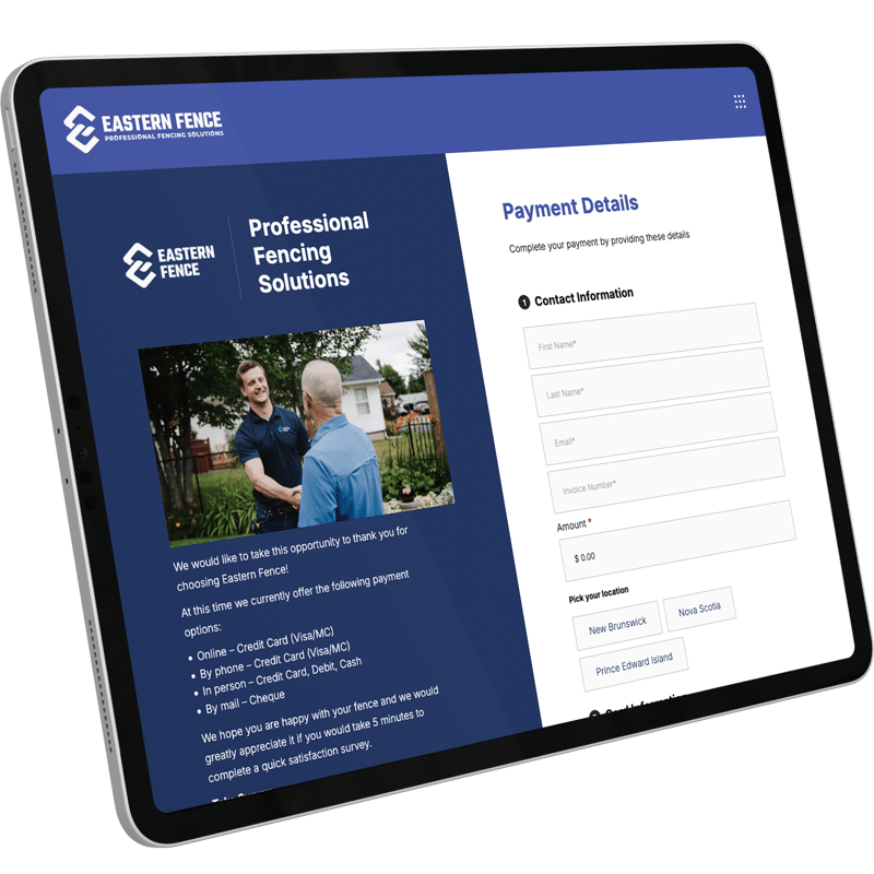 Eastern Fence Dashboard